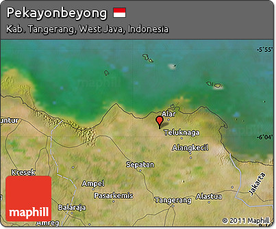 Satellite Map of Pekayonbeyong