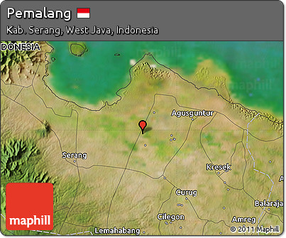 Satellite Map of Pemalang