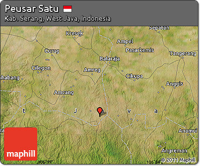 Satellite Map of Peusar Satu