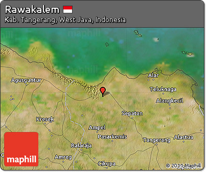 Satellite Map of Rawakalem