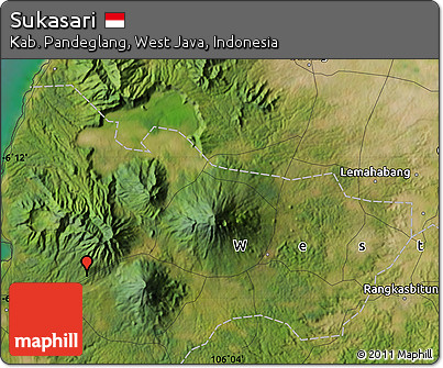 Satellite Map of Sukasari