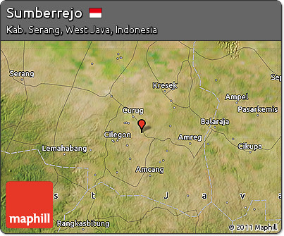 Satellite Map of Sumberrejo