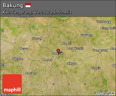 Satellite Map of Bakung