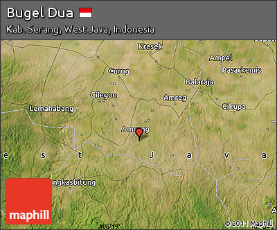 Satellite Map of Bugel Dua