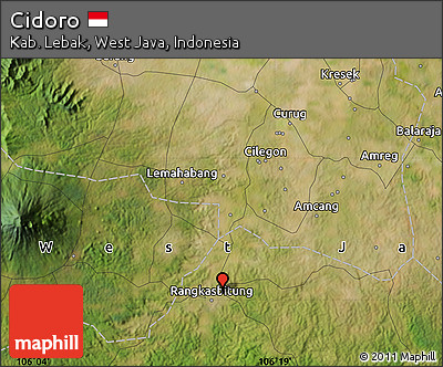Satellite Map of Cidoro