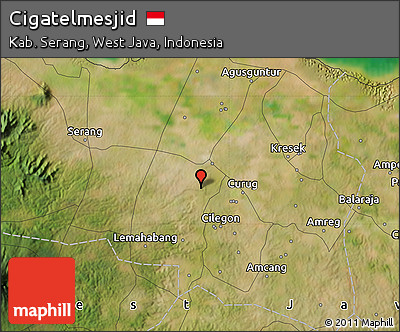 Satellite Map of Cigatelmesjid