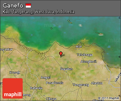 Satellite Map of Ganefo