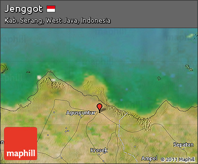 Satellite Map of Jenggot