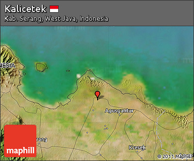 Satellite Map of Kalicetek