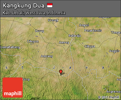 Satellite Map of Kangkung Dua
