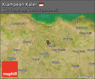 Satellite Map of Klampean Kaler