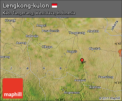 Satellite Map of Lengkong-kulon