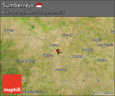 Satellite Map of Sumberrejo