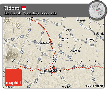 Shaded Relief Map of Cidoro