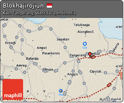 Shaded Relief Map of Blokhajirojiun