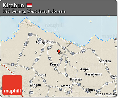 Shaded Relief Map of Kirabun