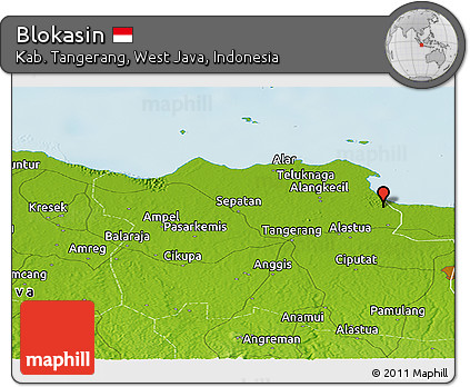 Physical Panoramic Map of Blokasin