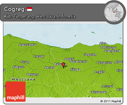 Physical Panoramic Map of Cogreg