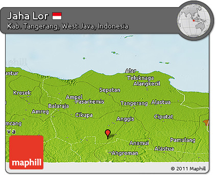 Physical Panoramic Map of Jaha Lor