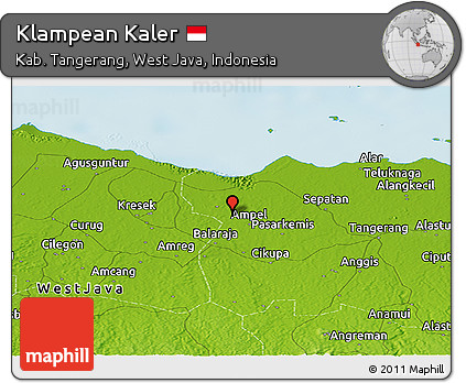 Physical Panoramic Map of Klampean Kaler