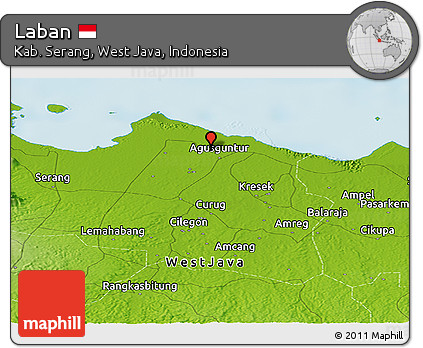 Physical Panoramic Map of Laban