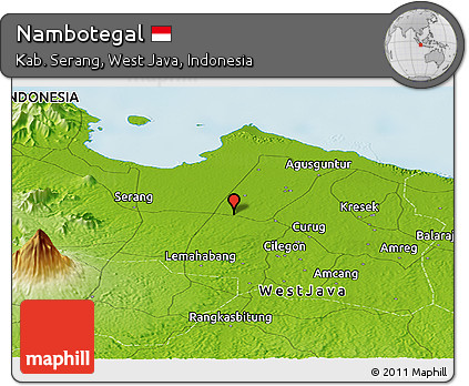 Physical Panoramic Map of Nambotegal