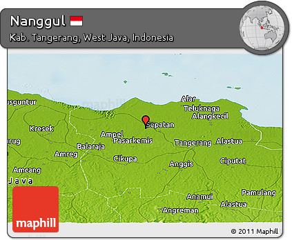 Physical Panoramic Map of Nanggul