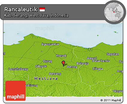 Physical Panoramic Map of Rancaleutik