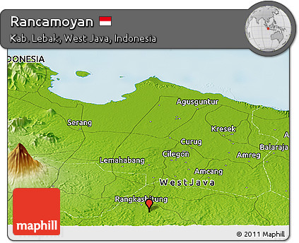 Physical Panoramic Map of Rancamoyan