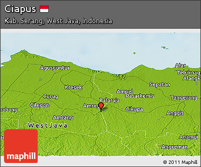 Physical Panoramic Map of Ciapus