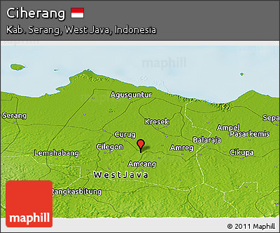 Physical Panoramic Map of Ciherang
