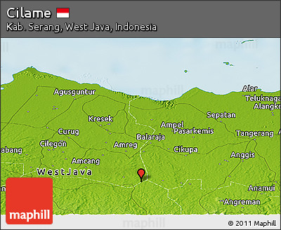 Physical Panoramic Map of Cilame