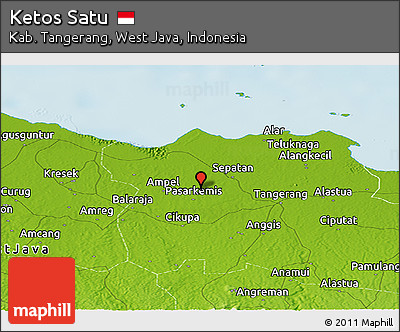 Physical Panoramic Map of Ketos Satu
