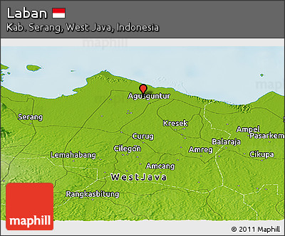 Physical Panoramic Map of Laban