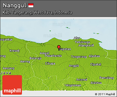 Physical Panoramic Map of Nanggul