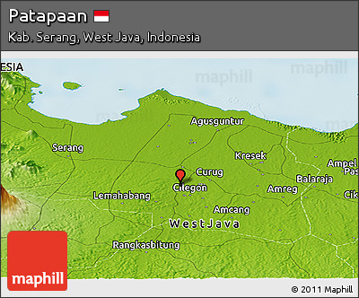 Physical Panoramic Map of Patapaan
