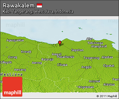 Physical Panoramic Map of Rawakalem