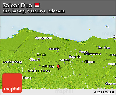 Physical Panoramic Map of Salear Dua