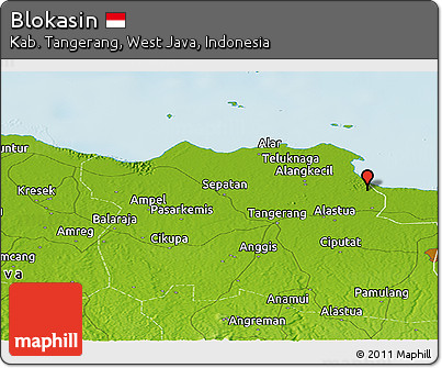 Physical Panoramic Map of Blokasin