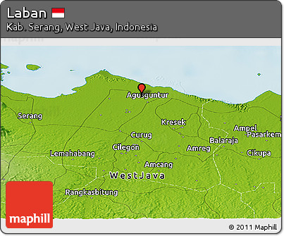 Physical Panoramic Map of Laban