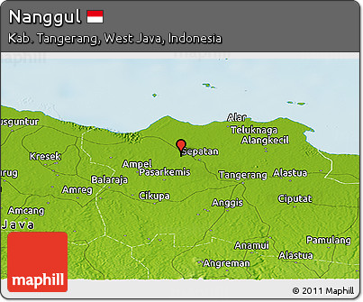 Physical Panoramic Map of Nanggul
