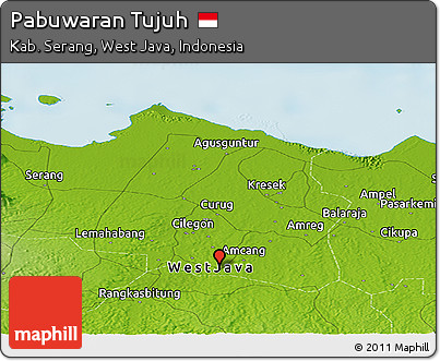 Physical Panoramic Map of Pabuwaran Tujuh