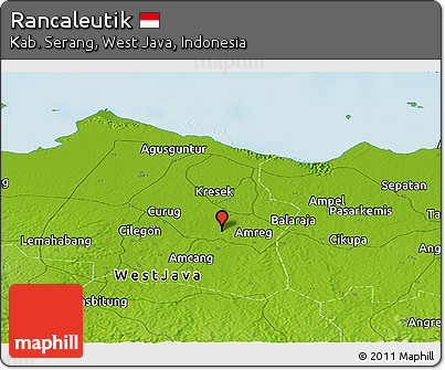 Physical Panoramic Map of Rancaleutik