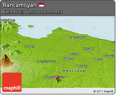Physical Panoramic Map of Rancamoyan