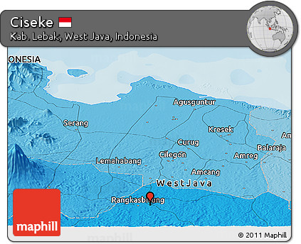 Political Panoramic Map of Ciseke