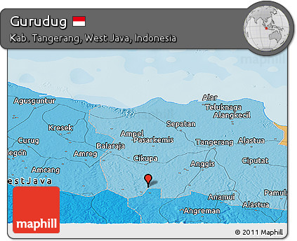 Political Panoramic Map of Gurudug