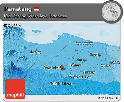 Political Panoramic Map of Pamatang