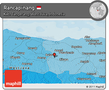 Political Panoramic Map of Rancapinang