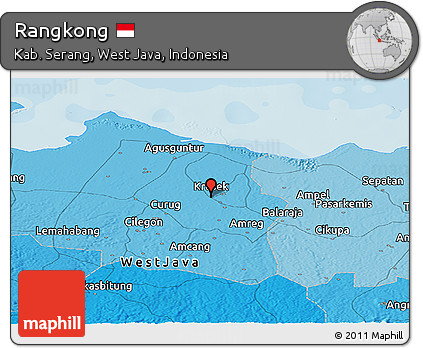 Political Panoramic Map of Rangkong