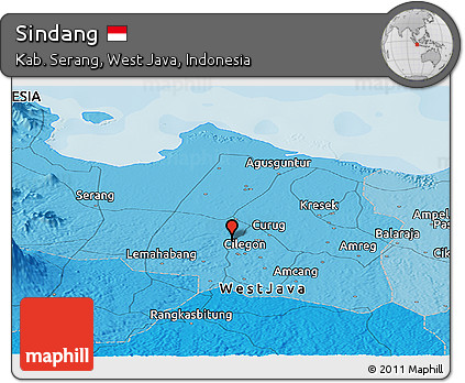 Political Panoramic Map of Sindang